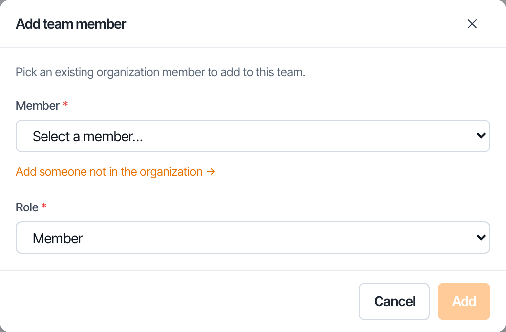 Adding a crew member
